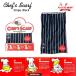 Chef's Scarf Stripe Blackshef scarf stripe black head band face guard neck warmer 3way UV cut COOKMAN