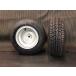 4 -stroke brake drum one body aluminium wheel tire 2 pcs set (AW8-4st-S-DI-5009) silver 