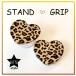  смартфон рукоятка смартфон подставка Heart Leopard симпатичный смартфон Корея популярный леопардовая расцветка легкий 