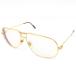 CARTIER Cartier раз ввод очки I одежда toliniti Teardrop 140 62*12 Vintage очки GP/ пластик Gold унисекс [ б/у ]