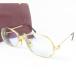  красивый CARTIER Cartier мой yon54*15 раз ввод I одежда очки рама с футляром Vintage очки GP Gold унисекс [ б/у ]