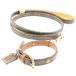 LOUIS VUITTON Louis Vuitton kolie Baxter PMres Baxter MM собачий поводок ошейник 2 позиций комплект монограмма PVC гладкая кожа Brown [ б/у ]