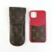 LOUIS VUITTON Louis Vuitton бампер iPhone 11 Pro Max 2 позиций комплект Junk монограмма пенал PVC Brown женский [ б/у ]
