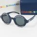  как новый прекрасный товар CHANEL Chanel I одежда здесь Mark Capsule коллекция fareru Williams сотрудничество солнцезащитные очки пластик голубой [ б/у ]