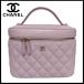  Chanel [ новый товар ] трудно найти фирменный магазин покупка matelasse косметичка vanity кейс ручная сумочка сумка на плечо 