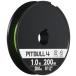  Shimano (SHIMANO) PE линия pitobru4шт.@ плетеный 200m 0.6 номер lime зеленый 12.5lb PL-M64R