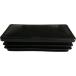  Alinco полимер колпак flat угол труба 40X20 для черный (4 штук ) AC321K4