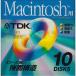 TDK Macintosh для дискета 10 листов ввод формат settled MF2HD-MCX10PS