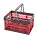  kai nz(CAINZ) складной контейнер 31×44.2×25cm красный & черный L Kumimoku ручка имеется место хранения box модный a