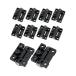 S.fields.inc Flat крутящий момент шарнир Stop шарнир 10 шт. комплект Mini пластик чёрный 