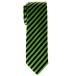 (lito Lee z) RETREEZ stripe pattern weave cloth small necktie Thai - green &amp; black. stripe 
