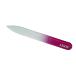  Czech made glass nail file both sides type ( transparent soft case entering ) pink slg009566