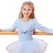 Manana ma7 Silkilykashu cool manana ballet Kids Junior warm-up heat insulation put on ( blue, 130)