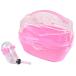 TKY outing Carry Carry case hamster pet cage .... travel hospital movement disaster prevention cleaning small animals ( pink )