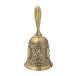  handbell rose pattern retro rose tina- bell doorbell desk bell bronze restaurant Cafe acceptance hand . bell ( gold old beautiful )