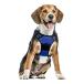  Harness собака средний собака 8-23kg для .. обивка предотвращение. -.. шлейка установка и снятие простой размер настройка возможно . собака уход приспособление для ходьбы отражающий материал Akita собака Beagle голубой 