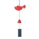  rock .(Iwachu) gold / red 16.5×6.5×(H)6.5cm south part iron vessel wind bell goldfish 27115