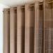  accordion curtain patapata curtain divider curtain width 150× height 250cm plain Brown 10219