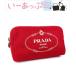  Prada косметичка сумка красный Denim kana pa Logo как новый PRADA 1NA693 k168