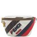  Fendi body bag Fendi ×fi label to bag leather multicolor white tea belt bag used 