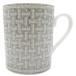  Hermes посуда mo The ik Van cattle кружка 300ml фарфор серый gray silver 035031P б/у 
