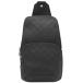  Louis Vuitton сумка "body" ave новый sling сумка Damier Efini N41720 чёрный Cross корпус 