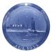  Royal Copenhagen посуда year plate 1930 годы керамика голубой Vintage Северная Европа украшение тарелка . тарелка 1935 год 
