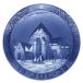 Royal Copenhagen посуда year plate 1930 годы керамика голубой Vintage Северная Европа украшение тарелка . тарелка 1938 год 