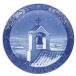  Royal Copenhagen посуда year plate 1940 годы керамика голубой Vintage Северная Европа украшение тарелка . тарелка 1942 год 