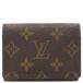  Louis Vuitton футляр для визитных карточек Anne veropkarutodu vi jito монограмма парусина M62920 чай футляр для карточек чехол для проездного билета 