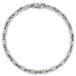  Cartier браслет PLAQUETTE Figaro цепь серебряный белое золото plate 18 золотой 18K 750WG