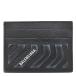  Balenciaga футляр для карточек Logo карта держатель кожа черный черный карта inserting чехол для проездного билета чехол для пропуска шина узор 693547