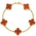  Van Cleef Arpels браслет aru рукоятка bla Vintage aru рукоятка bla красный YG красный 750YG 18 K(ka) ne Lien 5 узор VCARD35500