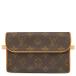  Louis Vuitton сумка-пояс монограмма небольшая сумочка f Rolland чай n монограмма парусина чай M51855 ремень сумка FL0051*FL1004