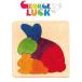 George Luck LTD George подставка мозаика красочный мозаика *...GL6504 развивающая игрушка игрушка 1 лет 2 лет 3 лет мозаика ребенок Рождество подарок 