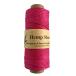 Hemp Show flax cord 0.5mm 50g (Hemp100%) 120m volume ( magenta pink Magenta Pink)