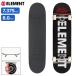  Element скейтборд скейтборд Complete панель ELEMENT Blazin Black ( 7.375 дюймовый 8.0 дюймовый конечный продукт BC027-439 BC027-440 )