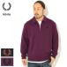 �t���b�h�y���[ �g���[�i�[ FRED PERRY �����Y �n�[�t �W�b�v �J���[�h �X�E�F�b�g ( M2426 Half Zip Collared Sweat �X�G�b�g �g�b�v�X )