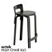  Altec высокий стул K65 стул стул все черный HIGH CHAIR K65 мебель ARTEK стандартный товар Северная Европа 