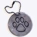  Gris ошибка отражатель брелок для ключа do ground черный чёрный транспорт безопасность собака пара следы лапа love собака дом прогулка рефлектор симпатичный модный Uni -k Северная Европа 