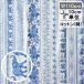 tiruda ткань Borders Blue окантовка z синий blue 110cm ширина 10cm единица измерения ткань Tilda ручная работа симпатичный окантовка рисунок цветочный принт . продается куском Северная Европа 