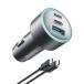 Anker anchor USB-C car charger 67W 3 port compact high speed charger 535 car adaptor PIQ 3.0 attaching iPho