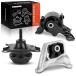 A-PREMIUM engine motor mount and, Transmission mount kit Honda Element 2003-2010 2.4L manual 