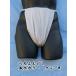  six shaku fundoshi gray wide width made in Japan free shipping cotton 100% tighten included festival .. old type . law 