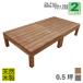  natural tree made wood deck 0.5 tsubo Brown * [2 point set ] 2d necessary . corrosion processing wood deck N90B