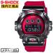 カシオ Gショック オリジン 6900 メタルカバー ブラック＆レッド GM-6900B-4JF G-SHOCK ORIGIN デジタル 反転液晶 スケルトンバンド 腕時計 お取り寄せ