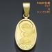 24 золотой in goto подвеска с цепью колье подвеска head Мали aK24 оригинальный золотой Gold 1g PAMP производства овальный type 