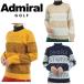  Admiral Golf женский Golf & Logo окантовка Crew свитер ADMIRAL ADLA464 осень-зима модель 