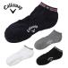  Callaway Golf socks Logo table pie ru ankle socks men's Callaway Golf C22293100 [ mail service delivery ]