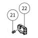 HiKOKI высокий ko-ki36V беспроводной фильтр R36DA (SC) для защелка 376647 springs 376648 2 позиций комплект кейс часть ремонт детали детали 
